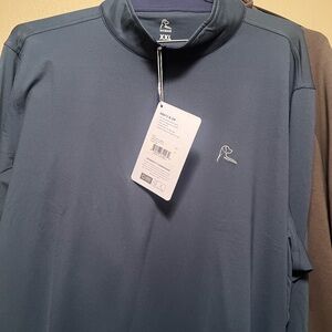 NWT!! Rhoback Men's Performance Ponderosa Green Q-Zip Up Sweater - XXL